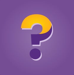 F&G branded question mark graphic
