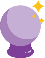 crystal ball icon crystal ball icon