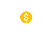 Arrow with a dollar sign pointing downwards