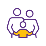 Two parents and a child