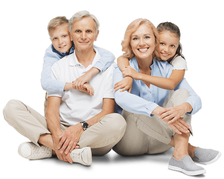 A family of four A family of four