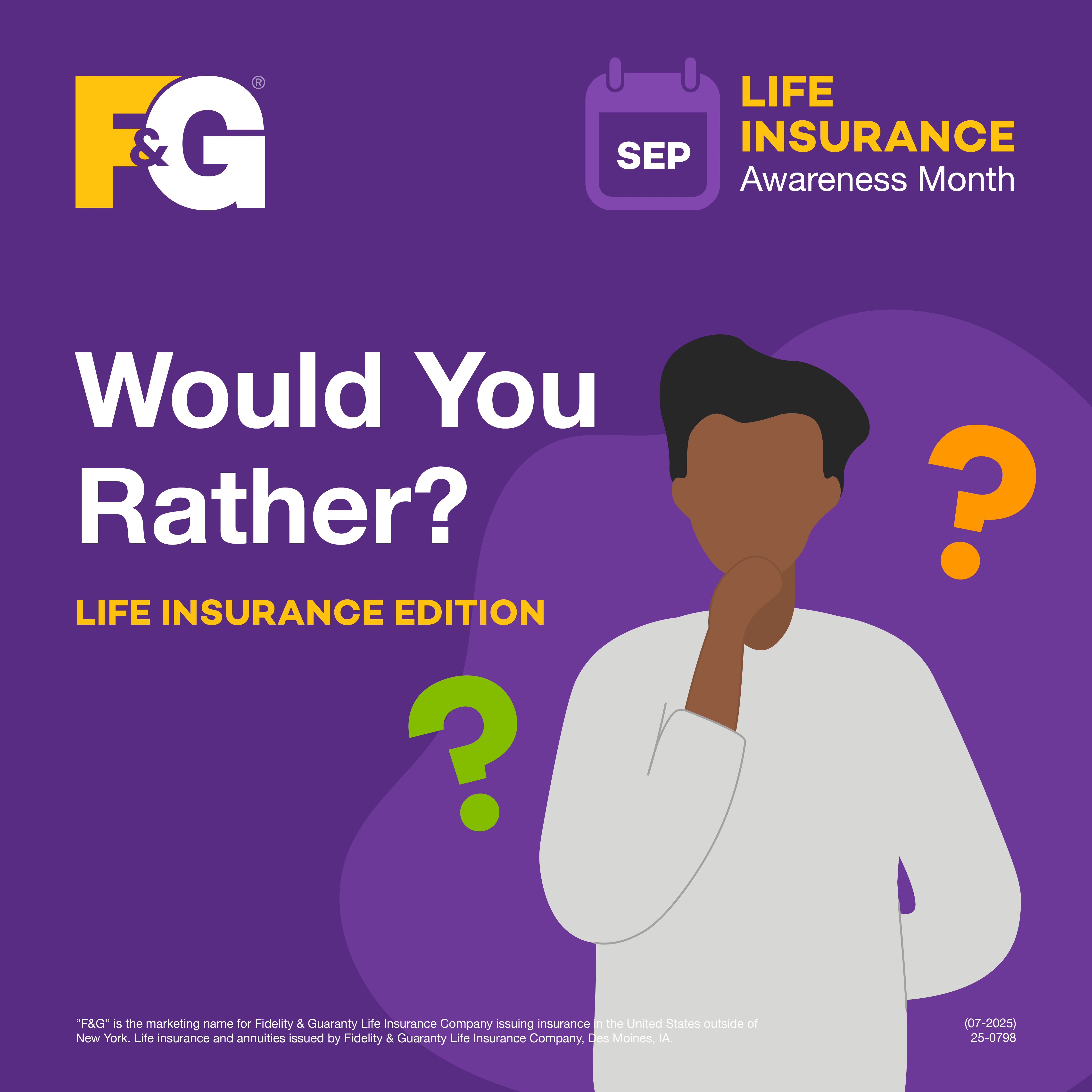 Would you rather? Life insurance edition