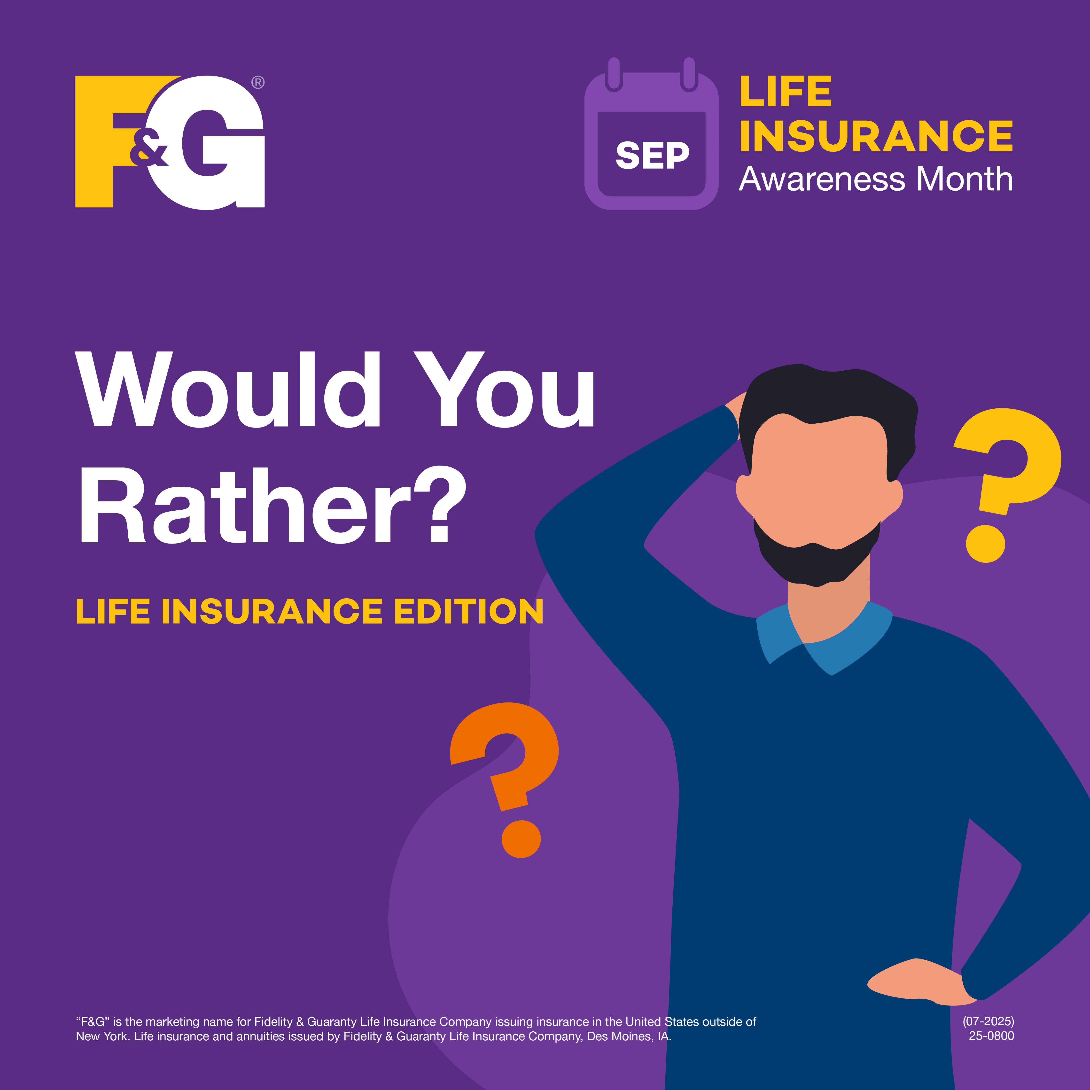 Would you rather? Life insurance edition