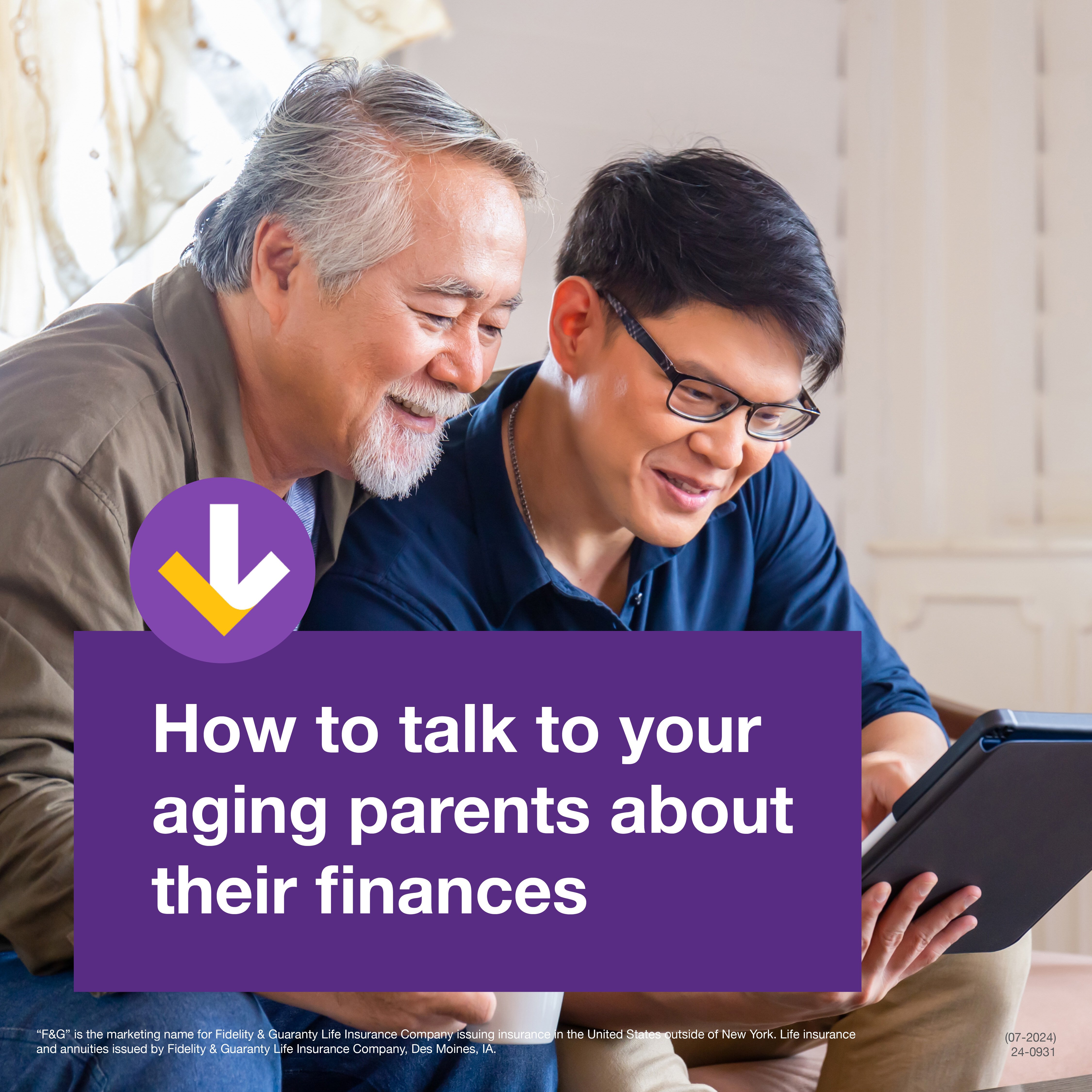 How to talk to your aging parents about finances